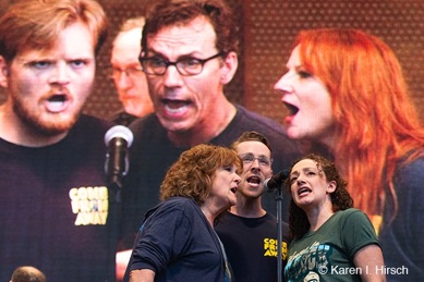 Members of cast of Come From Away